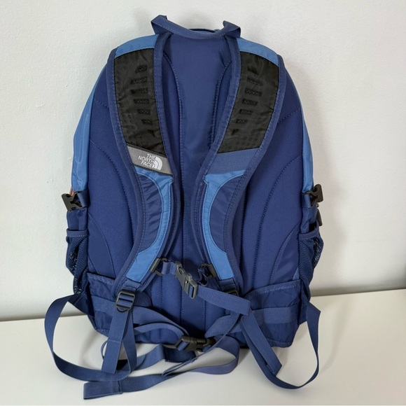 The North Face Recon Backpack Hiking School Laptop Outdoor‎ Blue Pink Orange - Picture 2 of 15